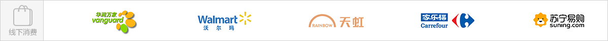 華潤(rùn)萬家、沃爾瑪、天虹、家樂福、銀聯(lián)閃付